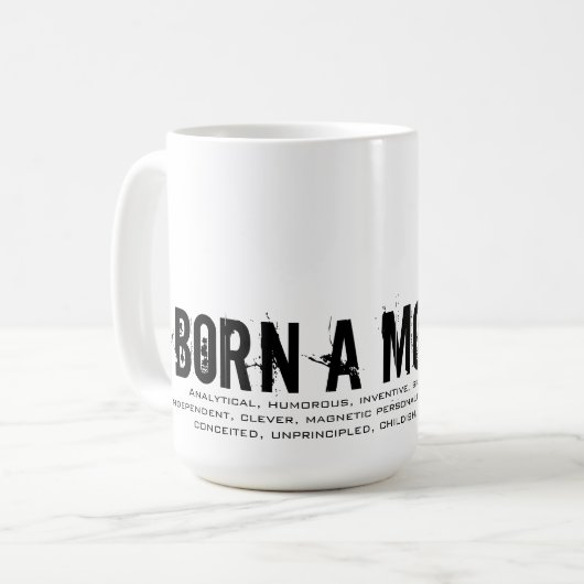 生まれ年 コーヒーマグカップ (正面左)