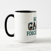 生まれ庭に強制さおもしろいれ マグカップ (左)