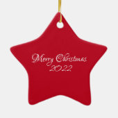 生まれ感動的て輝く信仰スターセラミックO セラミックオーナメント (裏面)