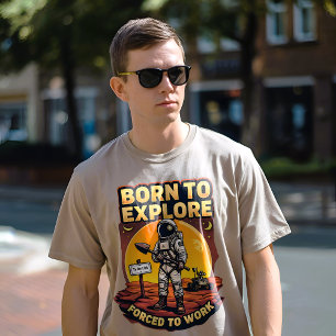 生まれ探索、強制労働:火星任務 Tシャツ