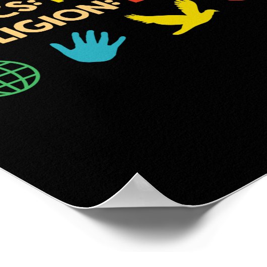 生まれ故郷の地球レース人間の政治自由 ポスター (角)