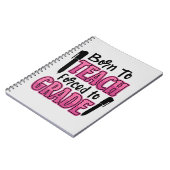 生まれ教え度、等級に強制される ノートブック (左側)