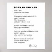 生まれ新詩の壁感動的芸術装飾 ポスター (正面)