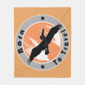 生まれ旅行フリースブランケット フリースブランケット (正面)