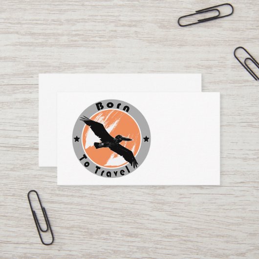 生まれ旅行名刺 名刺 (正面/裏面インサイチュ)