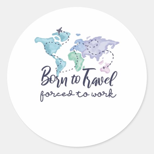 生まれ旅行 ラウンドシール (正面)