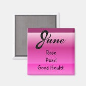 生まれ月 マグネット (正面/裏面)