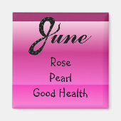 生まれ月 マグネット (正面)