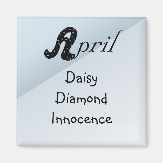 生まれ月 マグネット (正面)