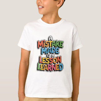 生まれ気を前向き張る前向き Tシャツ