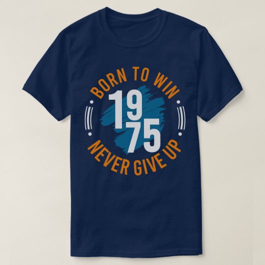 生まれ決して勝与えつ Tシャツ (デザイン正面)