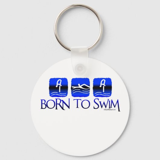 生まれ泳ぐ キーホルダー (正面)