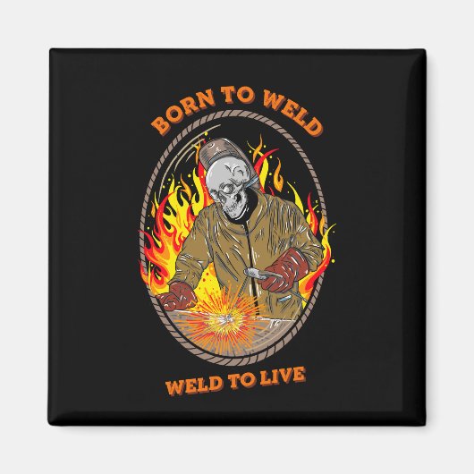 生まれ溶接する マグネット (正面)