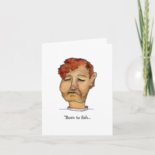 生まれ漁するが働かざるを得ない カード (正面)