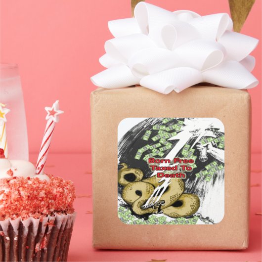 生まれ無料 スクエアシール (パーティー)