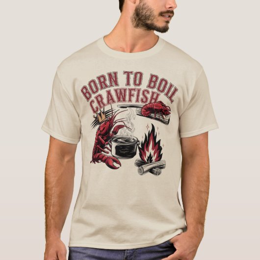 生まれ煮る | クロウおもしろいグ Tシャツ (正面)