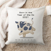 生まれ牛の〔占星術の〕十二宮図の年中国の内 クッション (ブランケット)