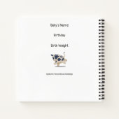 生まれ牛ベビー初年 ノートブック (裏面)