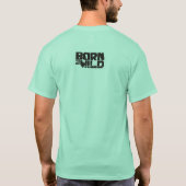 生まれ生真面目な象のTシャツ Tシャツ (裏面)