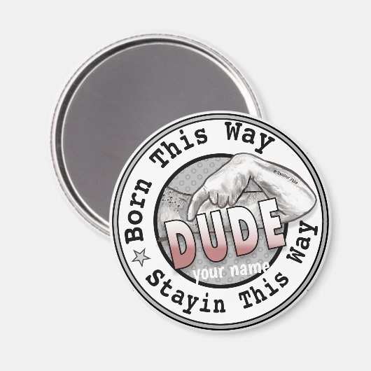 生まれ男 マグネット (正面/裏面)