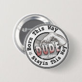 生まれ男 缶バッジ (正面&裏面)