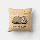 生まれ眠る |可愛いおもしろい眠り場 |トレンディー クッション (裏面)