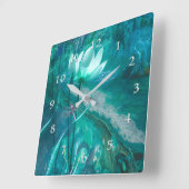 生まれ矢 スクエア壁時計 (傾斜)