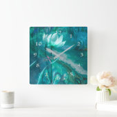 生まれ矢 スクエア壁時計 (ホーム)