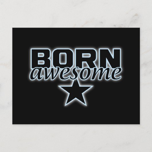 生まれ素晴らし ポストカード (正面)