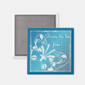 生まれ自由 マグネット (正面/裏面)