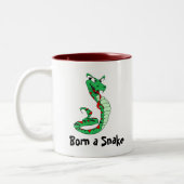 生まれ蛇 ツートーンマグカップ (左)