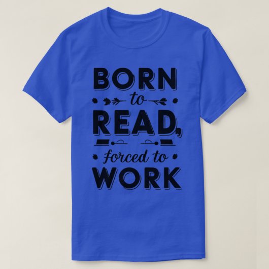 生まれ読働く Tシャツ (デザイン正面)