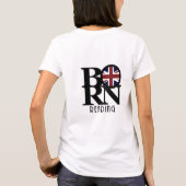 生まれ読英国 Tシャツ (裏面)