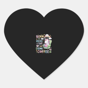 生まれ読YapperとコーヒーCaffeine & Boを飲む ハートシール