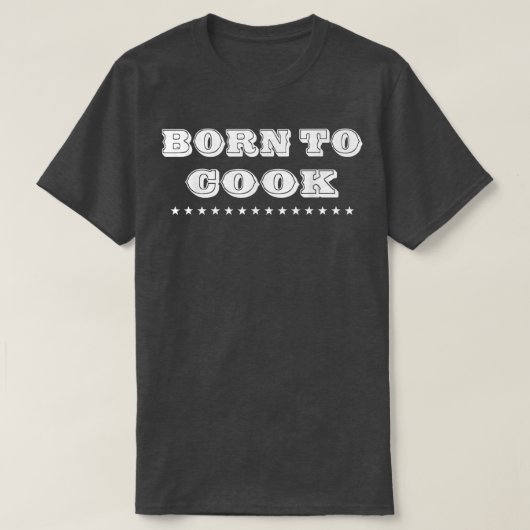 生まれ調理師料理調理師ラバーテおもしろいット Tシャツ (デザイン正面)