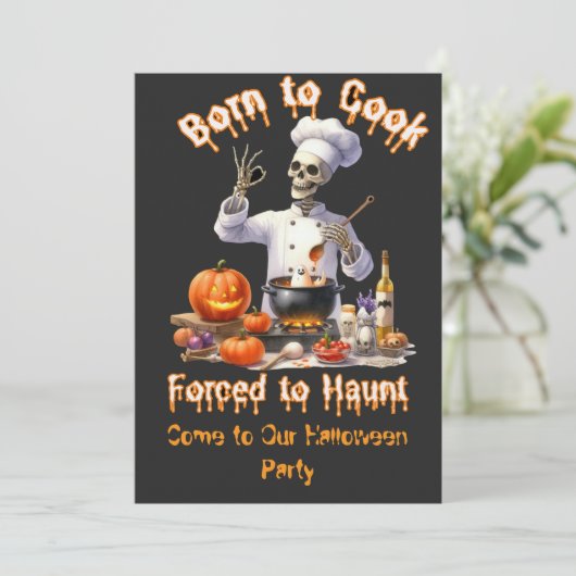 生まれ調理師 招待状 (スタンド正面)