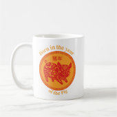 生まれ豚の年 – 中国の〔占星術の〕十二宮図 コーヒーマグカップ (左)