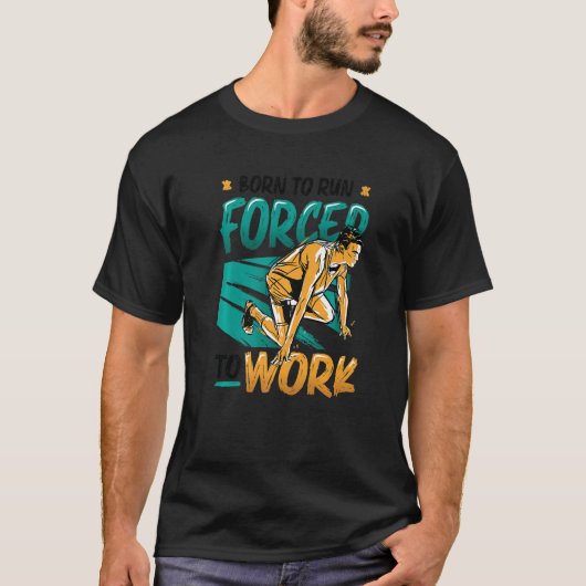 生まれ走マラソン走走者に強制される Tシャツ (正面)