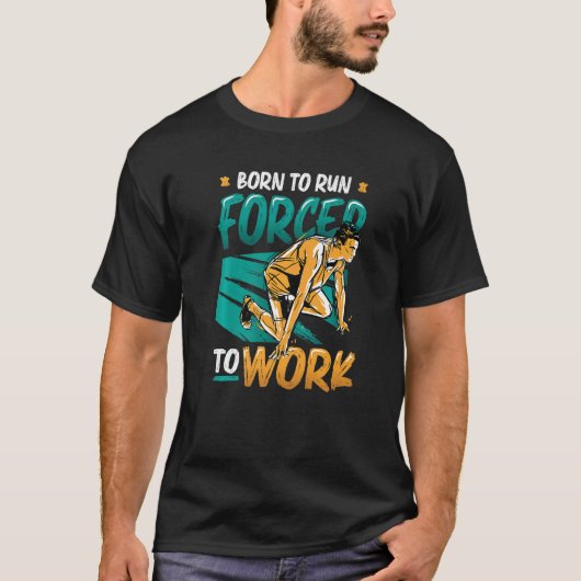 生まれ走マラソン走走者に強制される Tシャツ (正面)