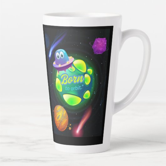 生まれ軌道 カフェラテマグ (右)