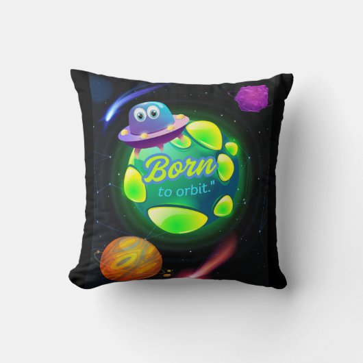 生まれ軌道 クッション (正面)