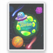 生まれ軌道 シール (正面)