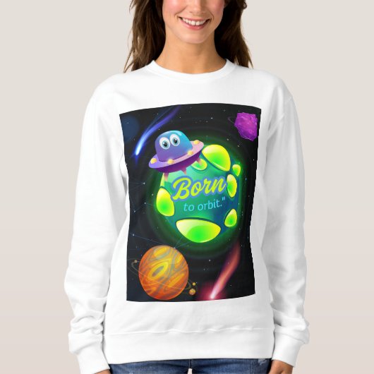 生まれ軌道 スウェットシャツ (正面)