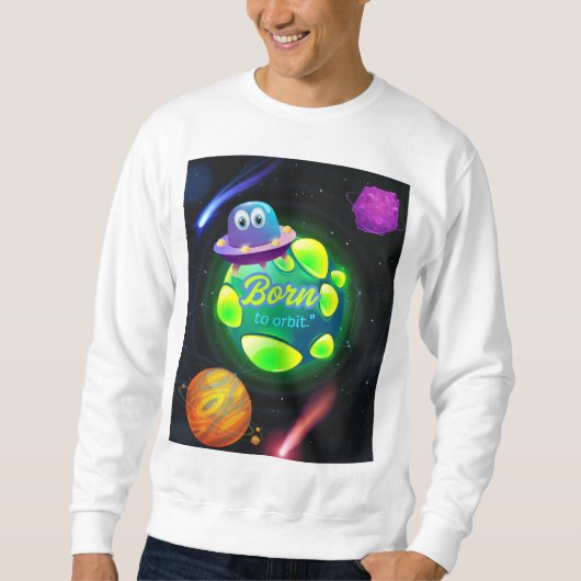 生まれ軌道 スウェットシャツ (正面)