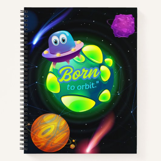 生まれ軌道 ノートブック (正面)