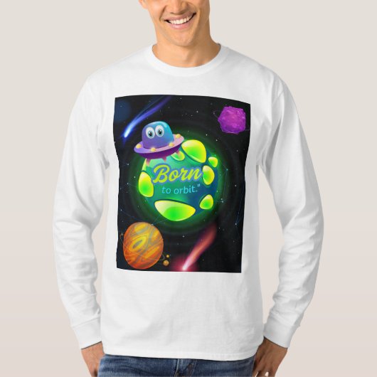 生まれ軌道 Tシャツ (正面)