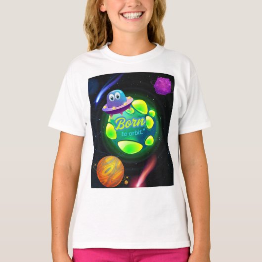 生まれ軌道 Tシャツ (正面)