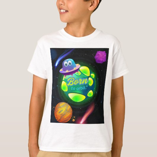 生まれ軌道 Tシャツ (正面)