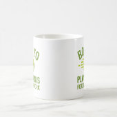 生まれ遊でテニスをする コーヒーマグカップ (中央)
