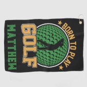 生まれ遊ゴルフには ゴルフタオル (横)